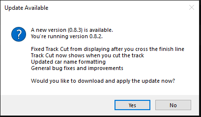 RaceForge Screenshot 2 - e.g., Settings